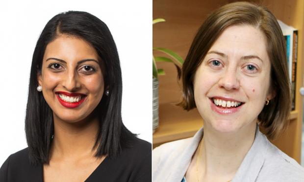 Dr Pallavi Prathivadi and Dr Elizabeth Sturgiss