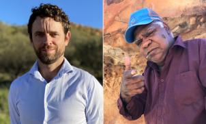 Dr Simon Quilty and Mr Norman Jupurrurla