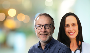 Professor Will Parsonage and Associate Professor Sarah Zaman 